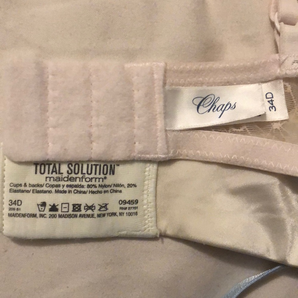Xoxo chaps maidenform bra lot size 34D/36C - Picture 3 of 7